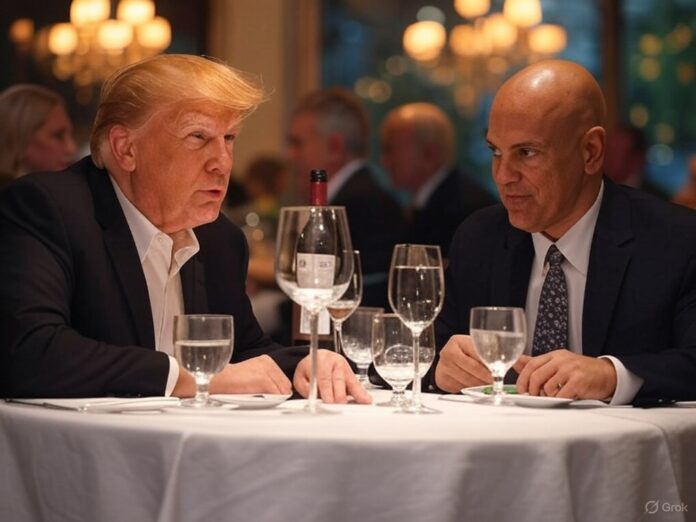 Trump e Xandão jatando Trump e Xandão jatando